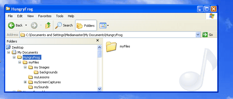 classical language software german vocabulary game myFiles screen capture