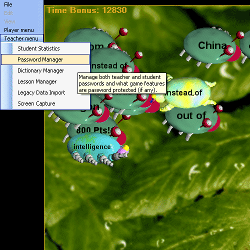 Learn German Language Dictionary words teacher menu